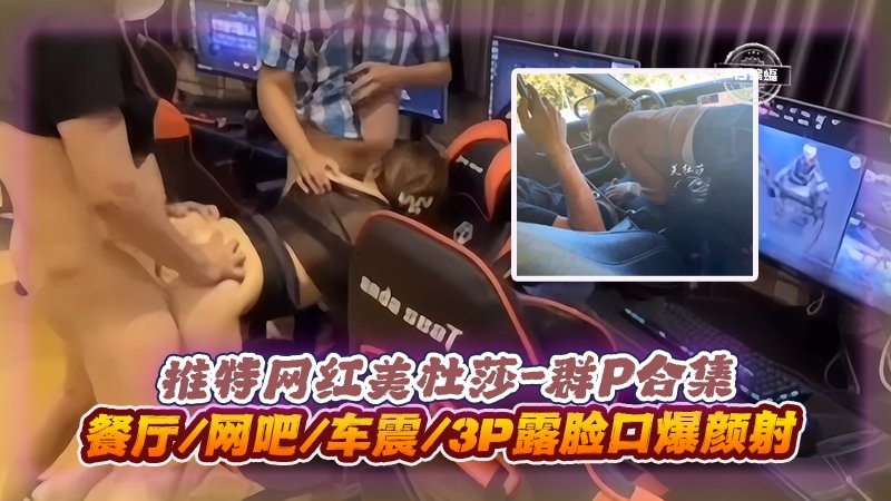 群P合集-推特网红美杜莎餐厅网吧车震3p露脸口爆颜射的封面图